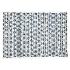 Kirklands Home Table Linens|Lines Woven Placemats, Set of 4 Blue