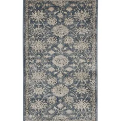 Kirklands Home Area Rugs|Blue Lush Vines Accent Rug