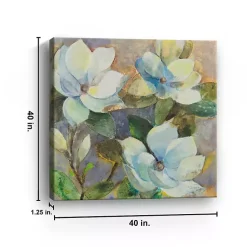Kirklands Home Canvas Art|Blue Magnolias Canvas Art Print