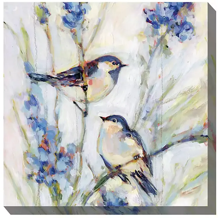 Kirklands Home Outdoor Wall Decor|Blue Meadow II Outdoor Canvas Art