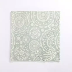 Blue Medallion Fleece Throw Blankets & Throws