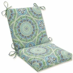 Kirklands Home Outdoor Cushions & Pillows|Blue Medallion Outdoor Chair Cushion