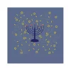 Clearance Blue Menorah Canvas Art Print Hanukkah Decorations