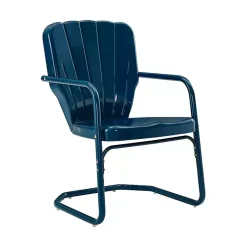 Kirklands Home Outdoor Seating|Metal Ridgeland 2-pc. Chair Set Blue