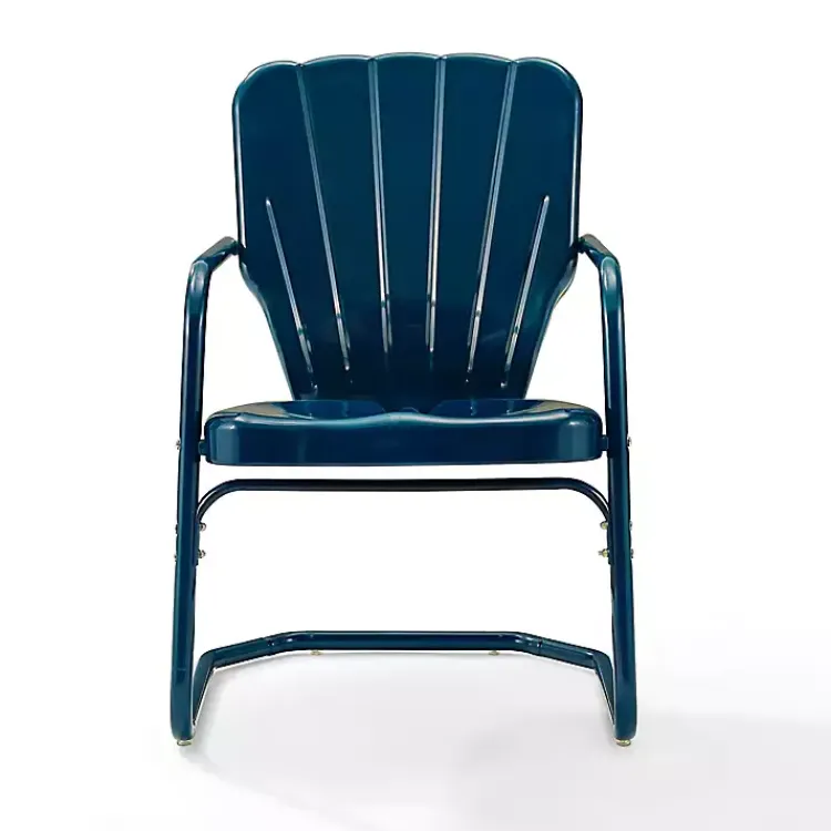 Kirklands Home Outdoor Seating|Metal Ridgeland 2-pc. Chair Set Blue