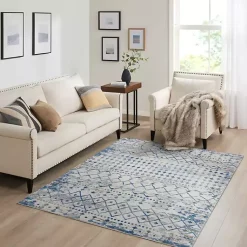 Kirklands Home Area Rugs|Moroccan Area Rug, 5x7 Blue