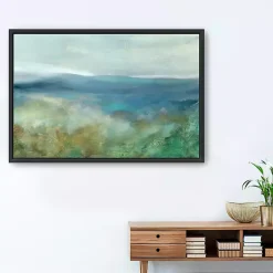 Kirklands Home Canvas Art|Blue Mountain Overlook Framed Canvas Art Print