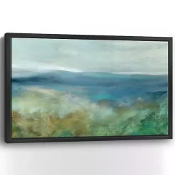 Kirklands Home Canvas Art|Blue Mountain Overlook Framed Canvas Art Print