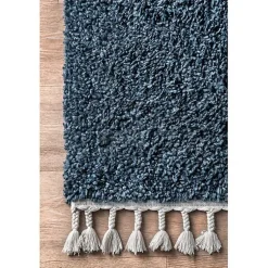 Kirklands Home Area Rugs|Neva Plush Shag Area Rug, 5x7 Blue