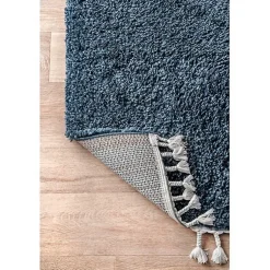 Kirklands Home Area Rugs|Neva Plush Shag Area Rug, 5x7 Blue