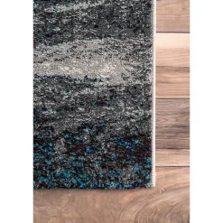 Kirklands Home Area Rugs|Blue Nora Abstract Area Rug, 5x8
