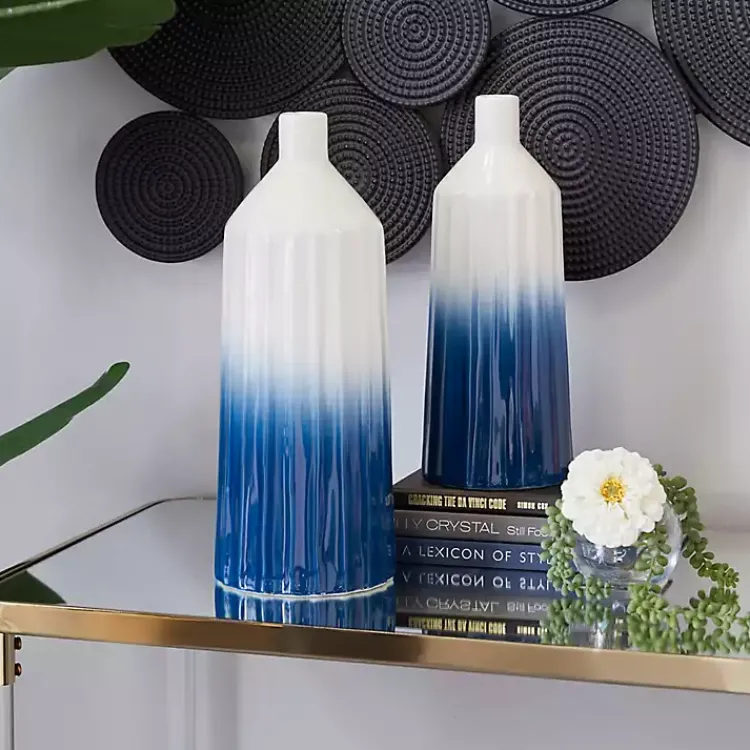 Outlet Blue Ombre 2-pc. Coastal Jars Decorative Bowls & Jars