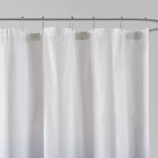Kirklands Home Shower Curtains|Blue Ombre Seersucker Shower Curtain