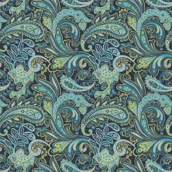 Kirklands Home Outdoor Cushions & Pillows|Paisley Outdoor Seat Cushions, Set of 2 Blue