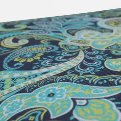 Kirklands Home Outdoor Cushions & Pillows|Paisley Outdoor Settee Cushion Blue