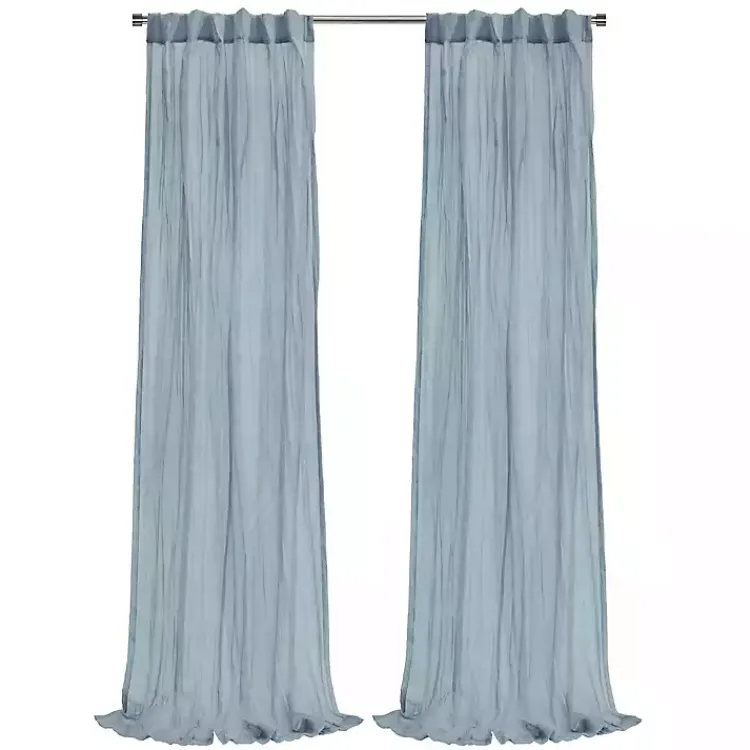 Kirklands Home Curtains & Drapes|Paloma Curtain Panel, 95 in. Blue