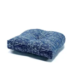 Kirklands Home Outdoor Cushions & Pillows|Patterned Outdoor Chair Cushion Blue