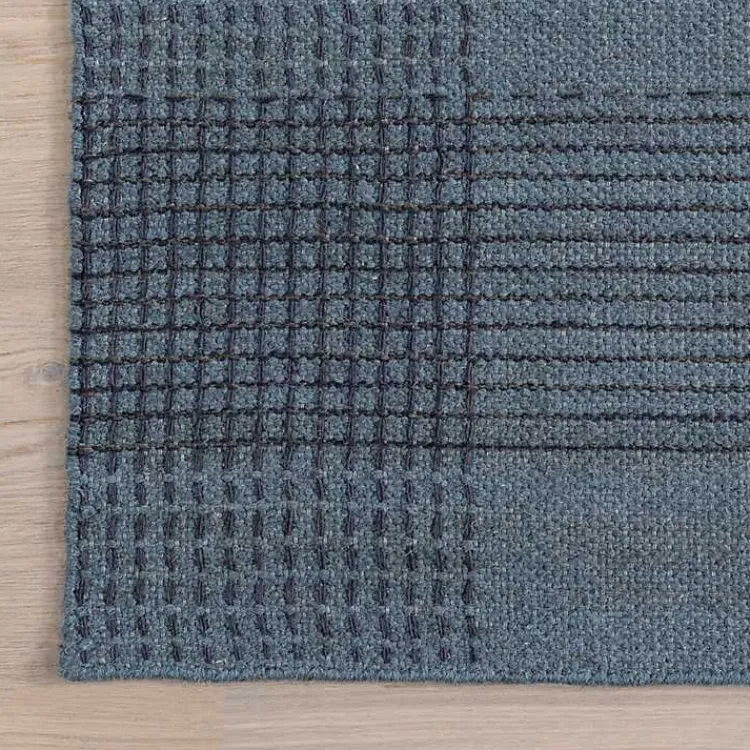 Kirklands Home Area Rugs|Plaid Emily Henderson x RugsUSA Runner, 2x8 Blue