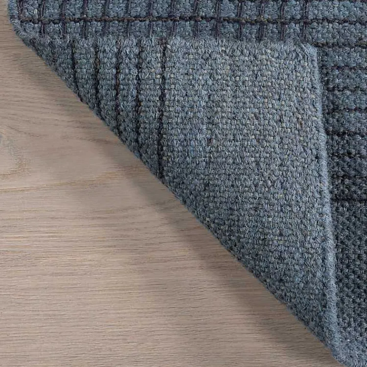 Kirklands Home Area Rugs|Plaid Emily Henderson x RugsUSA Runner, 2x8 Blue