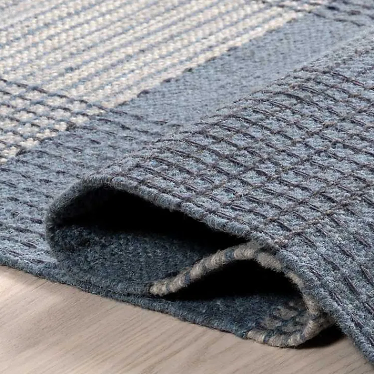 Kirklands Home Area Rugs|Plaid Emily Henderson x RugsUSA Area Rug, 4x6 Blue