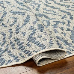 Kirklands Home Outdoor Rugs|Blue Ravello Outdoor Rug, 6x9