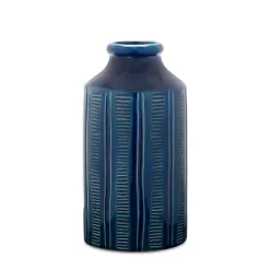 Discount Ribbed Terracotta Vase, 10 in. Vases