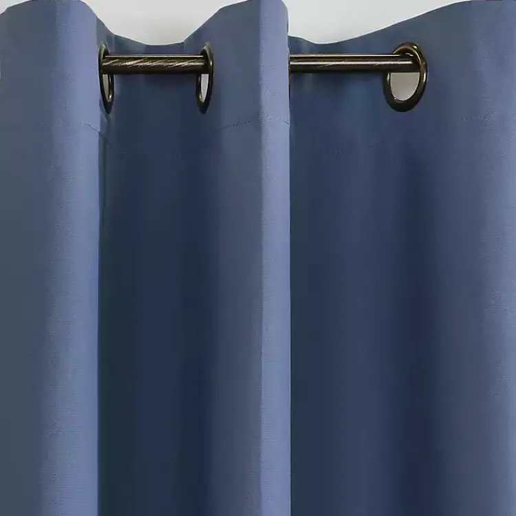 Kirklands Home Curtains & Drapes|Room Darkening Curtain Panel Set, 72 in. Blue