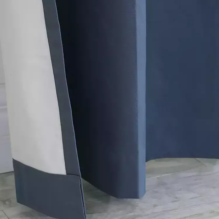 Kirklands Home Curtains & Drapes|Room Darkening Curtain Panel Set, 72 in. Blue