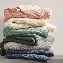 Online Rylan Knit Throw Blanket Blankets & Throws