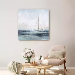 Kirklands Home Canvas Art|Sailing I Canvas Art Print Blue