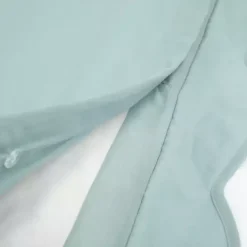 Kirklands Home Duvets|Blue Scallop Edge 3-pc. Full/Queen Duvet Cover Set