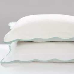 Kirklands Home Comforters|Blue Scalloped Edge 3-pc. King Comforter Set