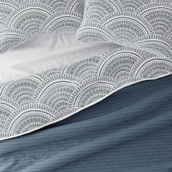 Kirklands Home Quilts|Blue Scalloped Reversible 2-pc. Twin Quilt Set