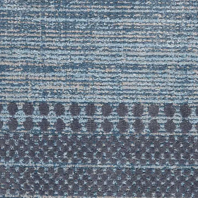 Kirklands Home Area Rugs|Scandinavian Stripe Runner Blue