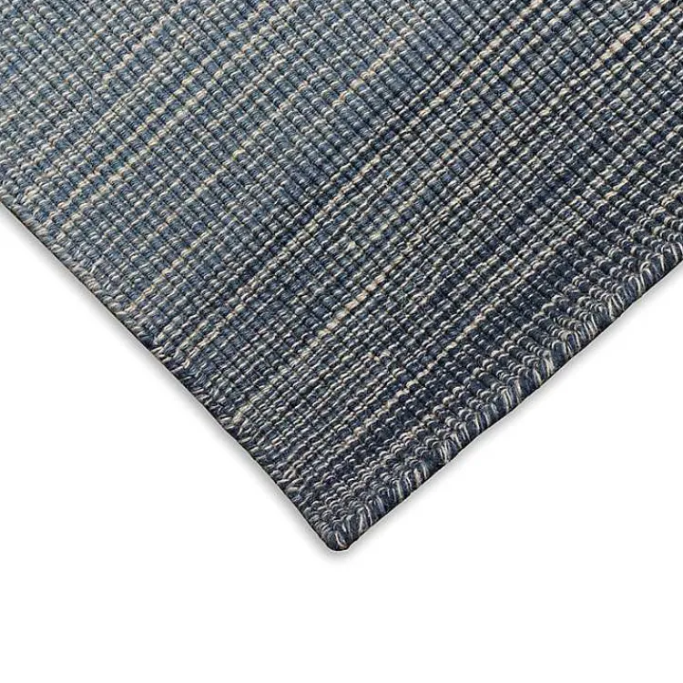 Kirklands Home Area Rugs|Shading Outdoor Area Rug, 8x10 Blue