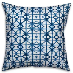 Kirklands Home Outdoor Cushions & Pillows|Blue Shibori Outdoor Pillow
