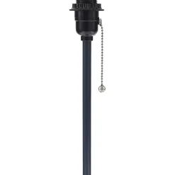 Kirklands Home Table Lamps|Sirocco Table Lamp with Rattan Shade Blue