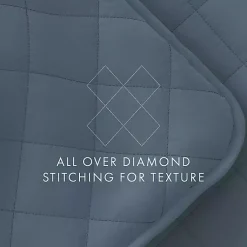 Kirklands Home Quilts|Stitched Diamond 2-pc. Twin Quilt Set Blue