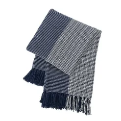Sale Striped Color Block Cotton Throw Blankets & Throws