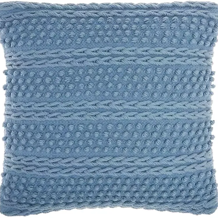 Clearance Textured Stripes Pillow Pillows