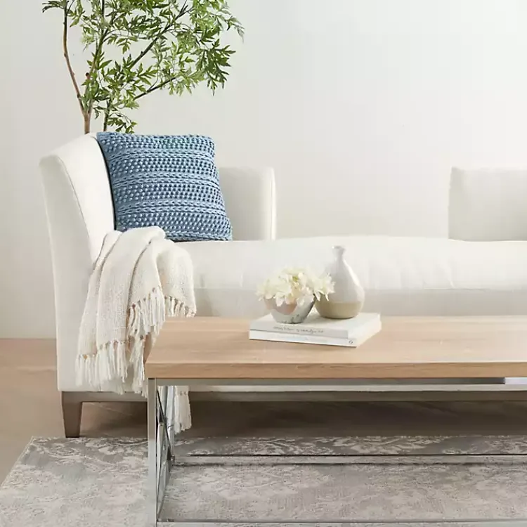 Clearance Textured Stripes Pillow Pillows