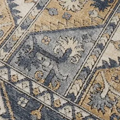 Kirklands Home Area Rugs|Blue Tile Border Area Rug, 8x10