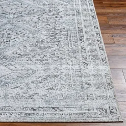 Kirklands Home Area Rugs|Traditional Washable Area Rug, 5x7 Blue