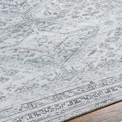 Kirklands Home Area Rugs|Traditional Washable Area Rug, 8x12 Blue