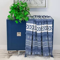 Best Tribal Tufted Stripe Throw Blankets & Throws