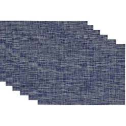 Kirklands Home Table Linens|Tweed Placemats, Set of 6 Blue
