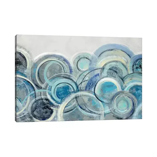 Kirklands Home Canvas Art|Blue Variation Canvas Art Print