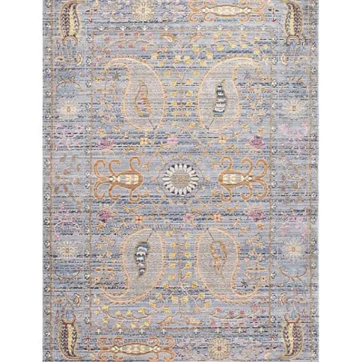 Kirklands Home Area Rugs|Blue Vintage Killian Area Rug, 5x8