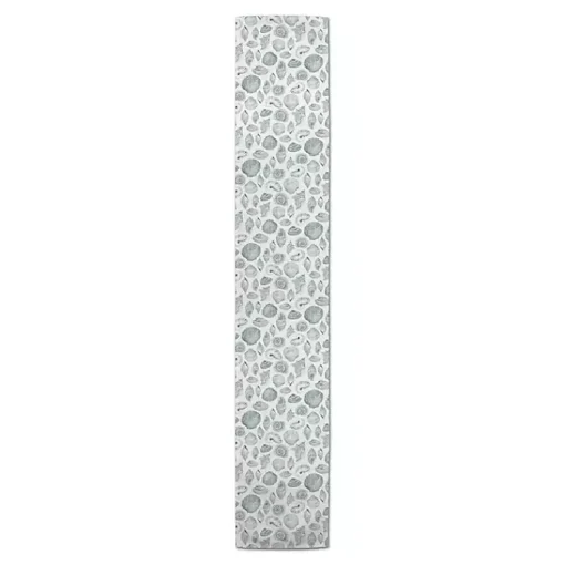 Kirklands Home Table Linens|Blue Vintage Seashells Table Runner, 90 in.