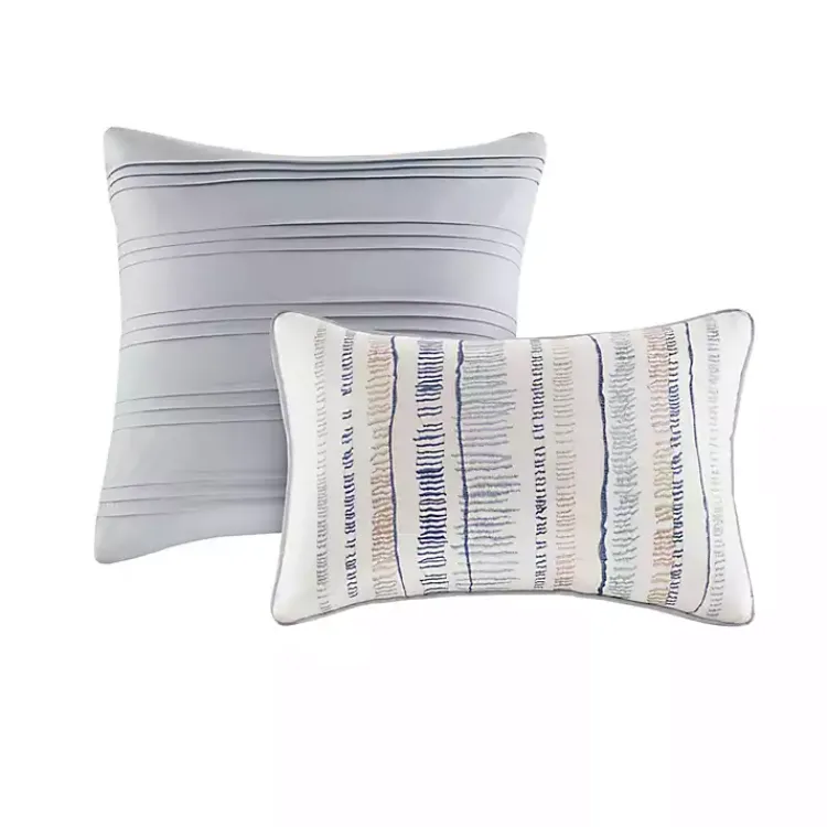 Kirklands Home Comforters|Blue Watercolor 8-pc. King Comforter Set